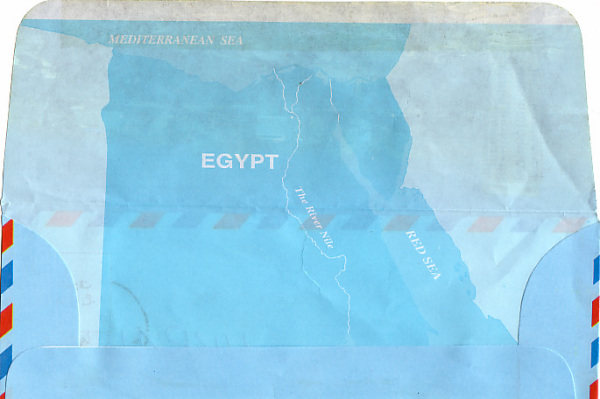 From Egypt (envelope, underside)